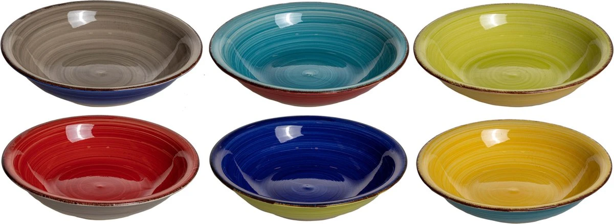 Imperial Kitchen Serviesset Malaga - Geschikt Voor 6 Personen - 18 Delig 4 Imperial Kitchen Serviesset Malaga - Geschikt Voor 6 Personen - 18 Delig - Afbeelding 2