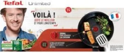 Tefal Unlimited + Induction Hoogwaardig Titanium Koekenpan - 28 Cm -Keukengerei Winkel 1200x521
