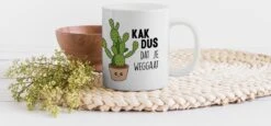 Mok - Koffiemok - Spreuken - Quote - 'Kak Dus Dat Je Weggaat' - Baan - Mokken - 350 ML - Beker - Koffiemokken - Theemok - Mok Met Tekst 9 Mok - Koffiemok - Spreuken - Quote - 'Kak Dus Dat Je Weggaat' - Baan - Mokken - 350 ML - Beker - Koffiemokken - Theemok - Mok Met Tekst -Keukengerei Winkel 1200x557 2