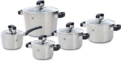 BK Conical Cool Pannenset - 5-delig - RVS - Geschikt Voor Alle Warmtebronnen -Keukengerei Winkel 1200x608