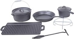 EL Fuego Dutch Oven Set Gietijzer 7-delig 17 EL Fuego Dutch Oven Set Gietijzer 7-delig -Keukengerei Winkel 1200x628 1