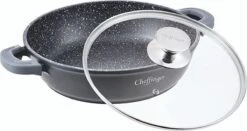 Cheffinger 28cm Lage Kookpot / Braadpan - CF-SC28 -Keukengerei Winkel 1200x637