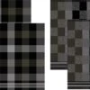 DDDDD Feller - 2 Theedoeken & 2 Keukendoeken - Grey -Keukengerei Winkel 1200x668