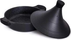 Aluminium Tajine Agadir- Matt Black Geschikt Ook Voor Inductie -Keukengerei Winkel 1200x679