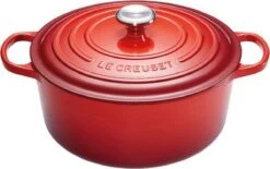 Le Creuset Signature Braadpan - 4,2 L - 24 Cm - Kersenrood 25 Le Creuset Signature Braadpan - 4,2 L - 24 Cm - Kersenrood -Keukengerei Winkel 1200x753 3