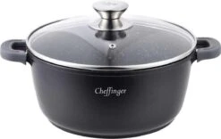 Cheffinger Cooking | Braadpan Met Deksel | 24cm | Alle Warmtebronnen | DC24 10 Cheffinger Cooking | Braadpan Met Deksel | 24cm | Alle Warmtebronnen | DC24 -Keukengerei Winkel 1200x757 4