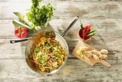 Demeyere Wok - Ø 30 Cm - Vlakke Bodem -Keukengerei Winkel 1200x800 12