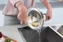 BK Q-linair Master Glas Pannenset - 5-delig - Glazen Deksel - Veilig Afgietsysteem - Inductie -Keukengerei Winkel 1200x800 40