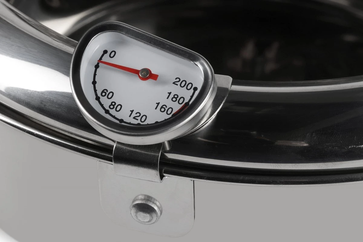 Edënbërg Classic Line - Japanse Frituurpan Met Thermometer - 3.4 Liter - Friteuse/Frituurpot RVS 5 Edënbërg Classic Line - Japanse Frituurpan Met Thermometer - 3.4 Liter - Friteuse/Frituurpot RVS - Afbeelding 3