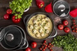 Smile 10-Delige Pannenset - Anti Aanbaklaag - Vaatwasser Bestendig - Zwart - MGK-17 -Keukengerei Winkel 1200x800 67