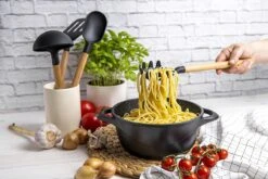 Smile 10-Delige Pannenset - Anti Aanbaklaag - Vaatwasser Bestendig - Zwart - MGK-17 -Keukengerei Winkel 1200x800 69