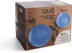 Quid | 18-delige Bordenset | Aardenwerk Bordenset | Vita Azul | Blauw 13 Quid | 18-delige Bordenset | Aardenwerk Bordenset | Vita Azul | Blauw -Keukengerei Winkel 1200x884 2