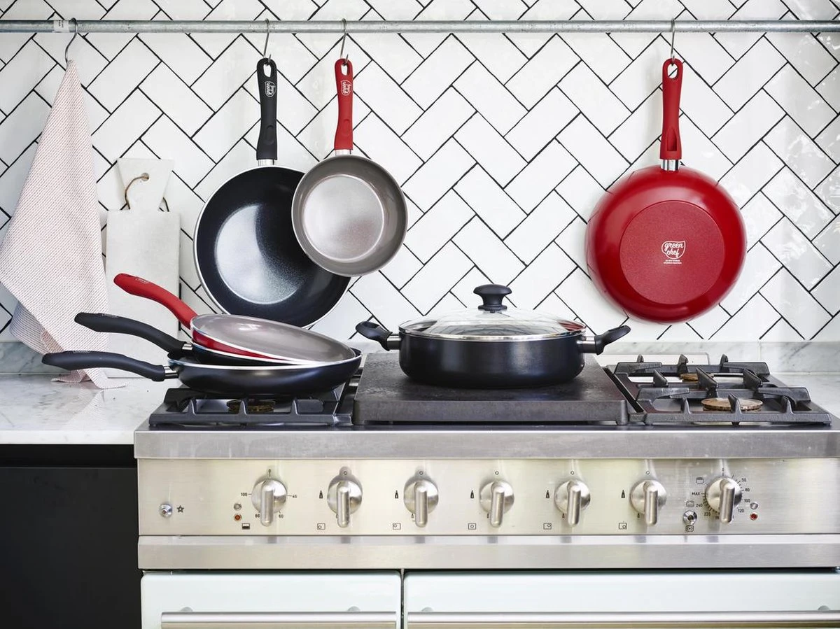 GreenChef Diamond Koekenpan 20cm - Zwart - Inductie - PFAS-vrij 12 GreenChef Diamond Koekenpan 20cm - Zwart - Inductie - PFAS-vrij - Afbeelding 10