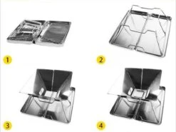 United Entertainment - Opvouwbare Houtskoolbarbecue - RVS - Met Koffer En Draagtas -Keukengerei Winkel 1200x900 92