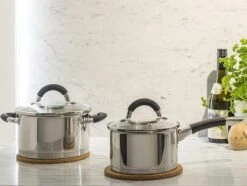 Sola Pannenset Venice - 4 Delig - Ø 16,16,18,20 Cm - Zilver - RVS - Sandwichbodem -Keukengerei Winkel 1200x906 15