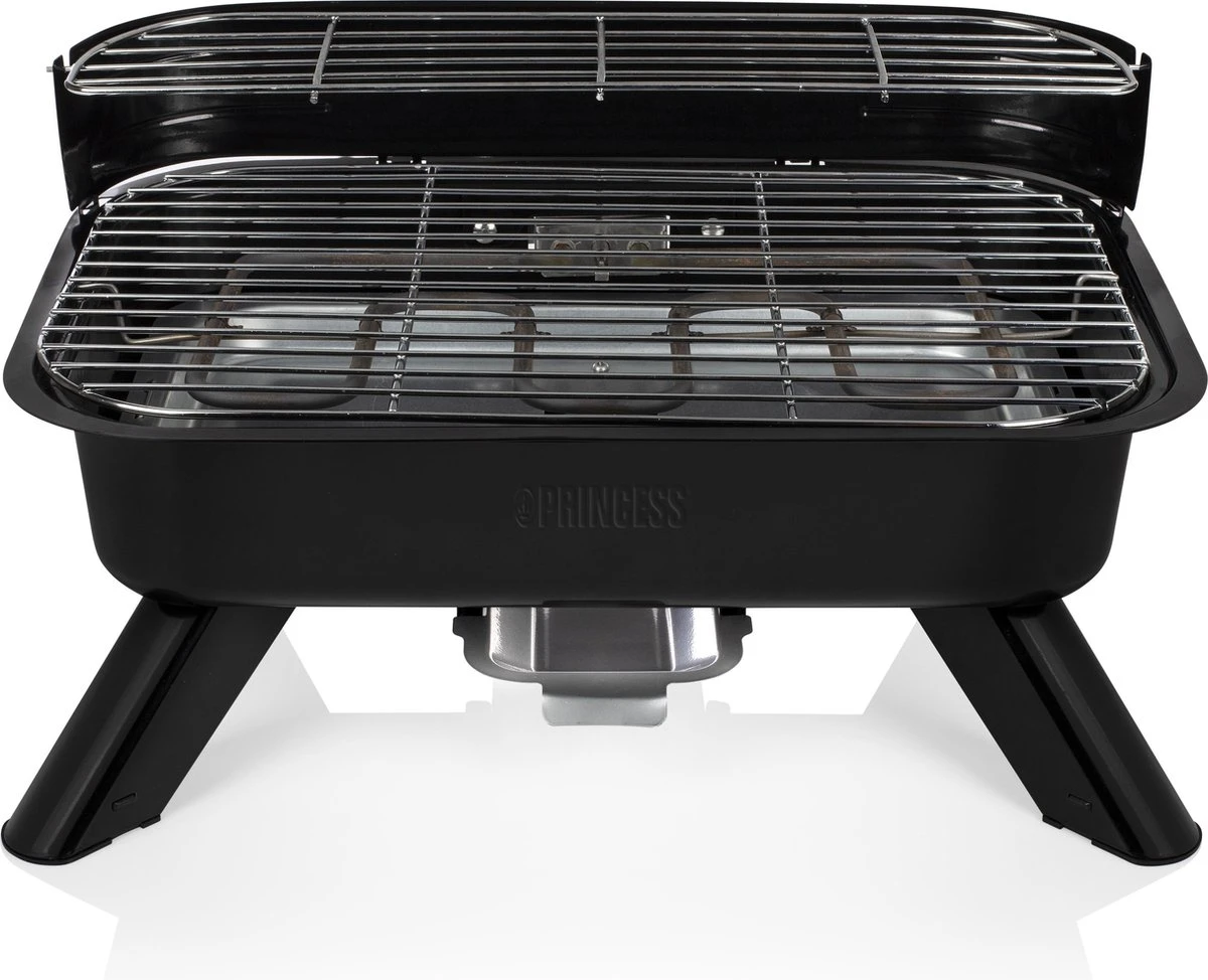 Princess 112252 Hybride Barbecue – Elektrische BBQ - Tafelmodel - 2000W - 44x 29cm - Gebruik Elektrisch Of Met Kolen 16 Princess 112252 Hybride Barbecue – Elektrische BBQ - Tafelmodel - 2000W - 44x 29cm - Gebruik Elektrisch Of Met Kolen - Afbeelding 15