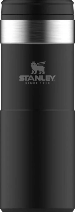 Stanley The NeverLeak™ Travel Mug 0,35L NEW - Thermosfles - Matt Black -Keukengerei Winkel 426x1200