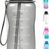 FLOOQ Motivatie Waterfles Zwart - 2 Liter Drinkfles - BPA Vrij - Waterfles Met Tijdsmarkering 1 FLOOQ Motivatie Waterfles Zwart - 2 Liter Drinkfles - BPA Vrij - Waterfles Met Tijdsmarkering -Keukengerei Winkel 675x1200 1