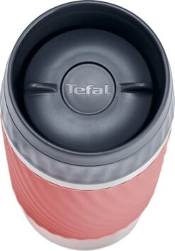 Tefal Travel Mug Easy Twist Thermobeker - Koraalrood - 0,36 Liter -Keukengerei Winkel 837x1200