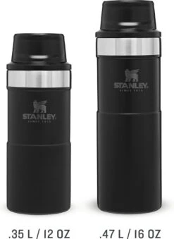 Stanley Trigger-Action Travel Mug 0.47L - Thermosfles - Matt Black -Keukengerei Winkel 875x1200