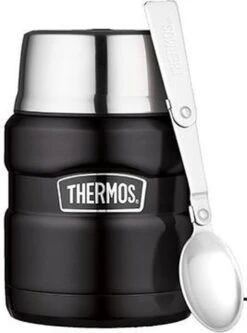 Thermos King Voedseldrager - 47 Cl - Mat Zwart -Keukengerei Winkel 890x1200