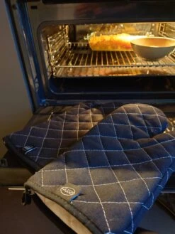 Gohh 2 Canvas Ovenhandschoenen Ovenwanten Zwart - 33 Cm (tot 300 Graden) -Keukengerei Winkel 900x1200