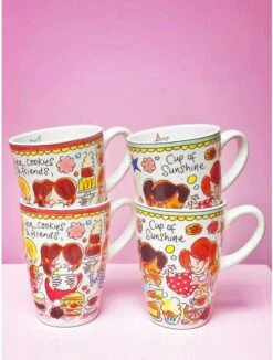 Blond Amsterdam Even Bijkletsen Beker XL 500 Ml - Mint Rand -Keukengerei Winkel 910x1200 2